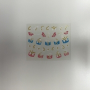 3D Sticker farbig weiss XF 424